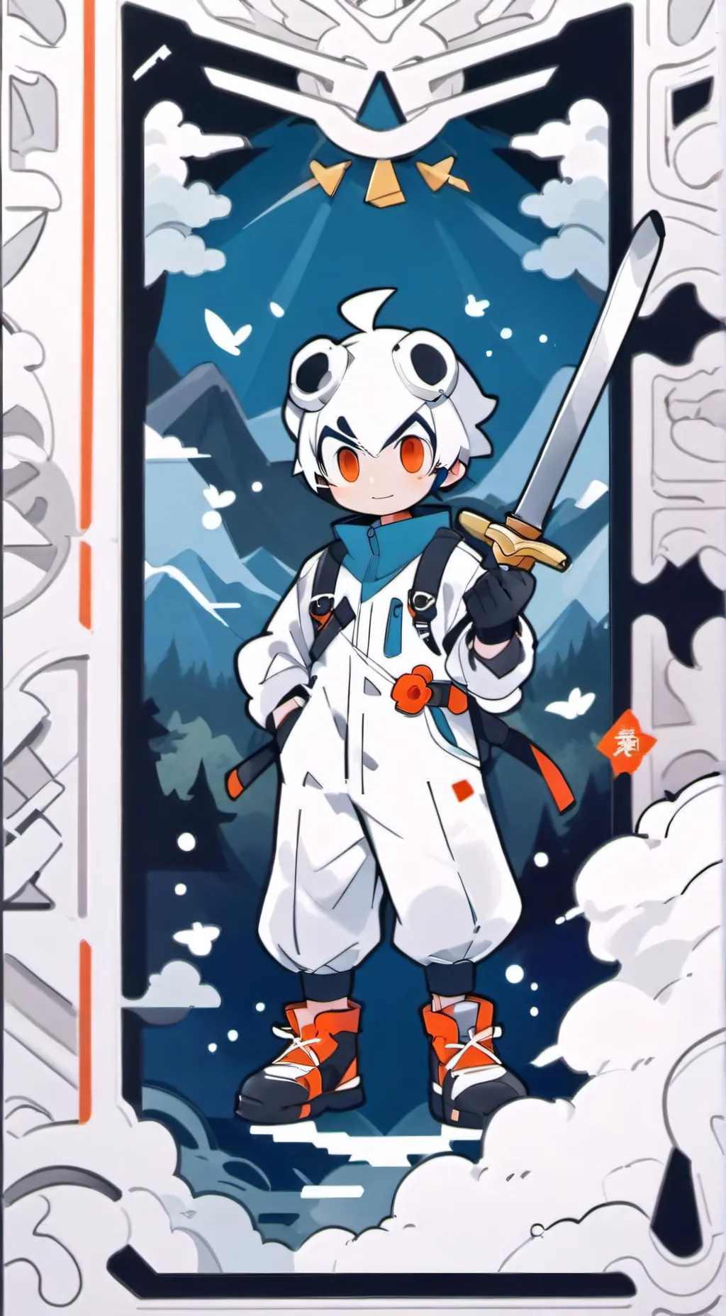 ai character: huggy wuggy background