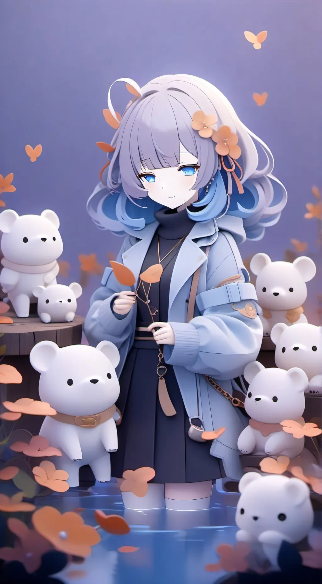 ai character: Лилия  background