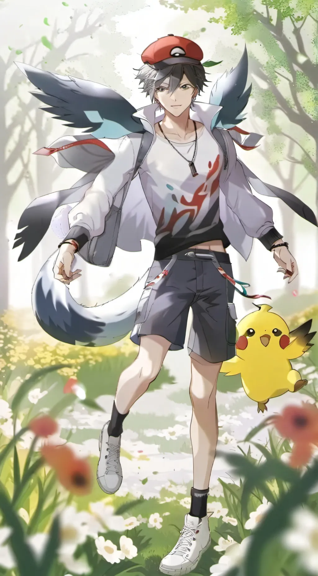 ai character: Ash background