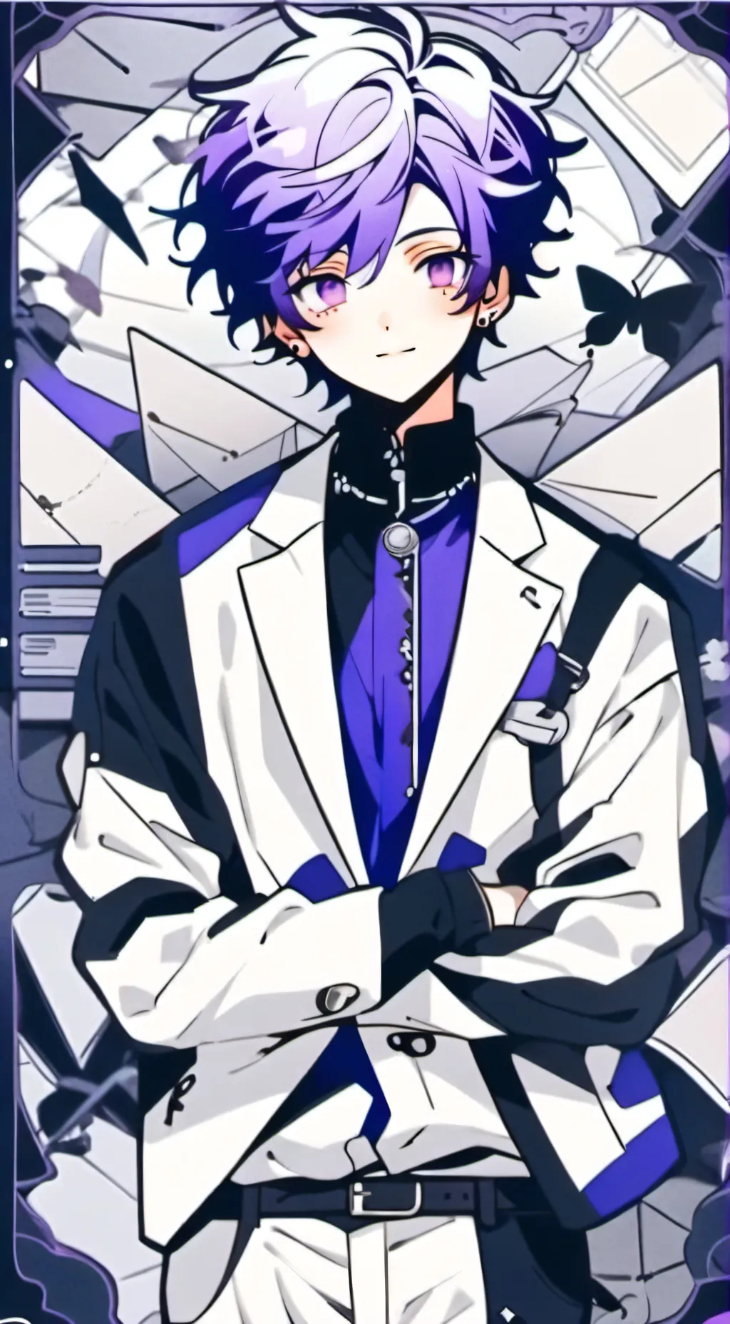 ai character: Shoto vtuber  background