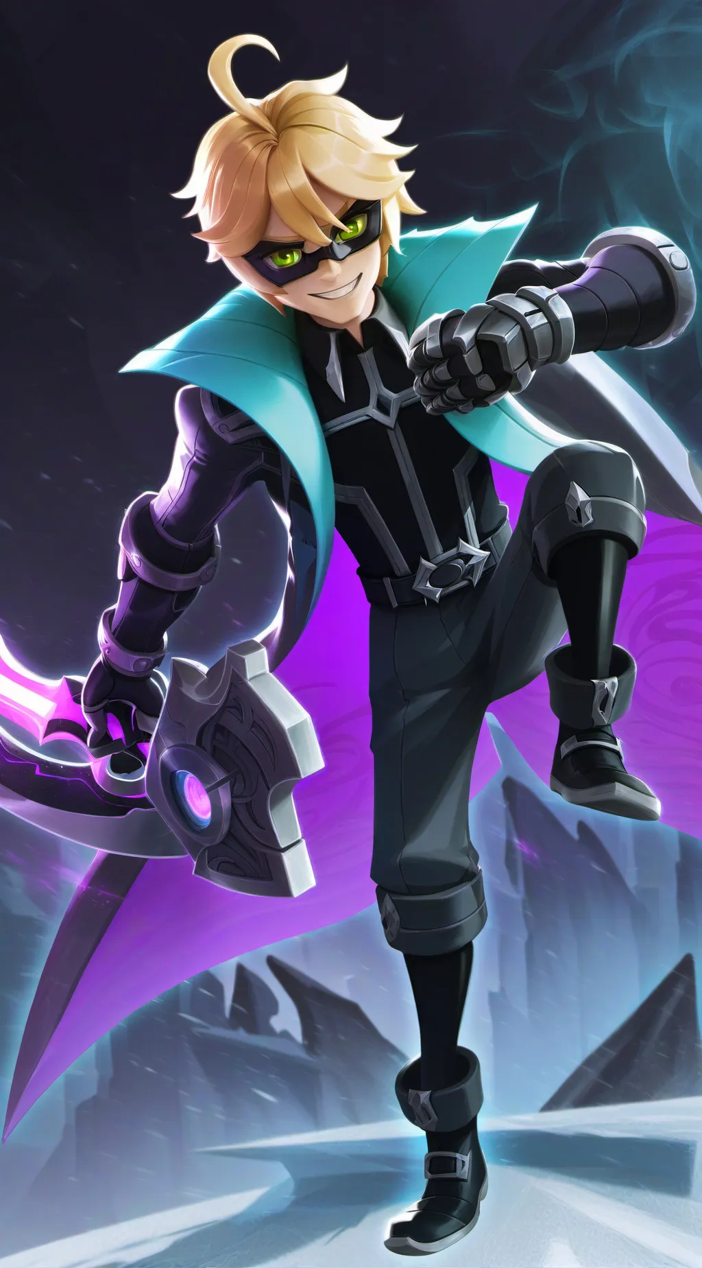 ai character: adrien/cat noir background