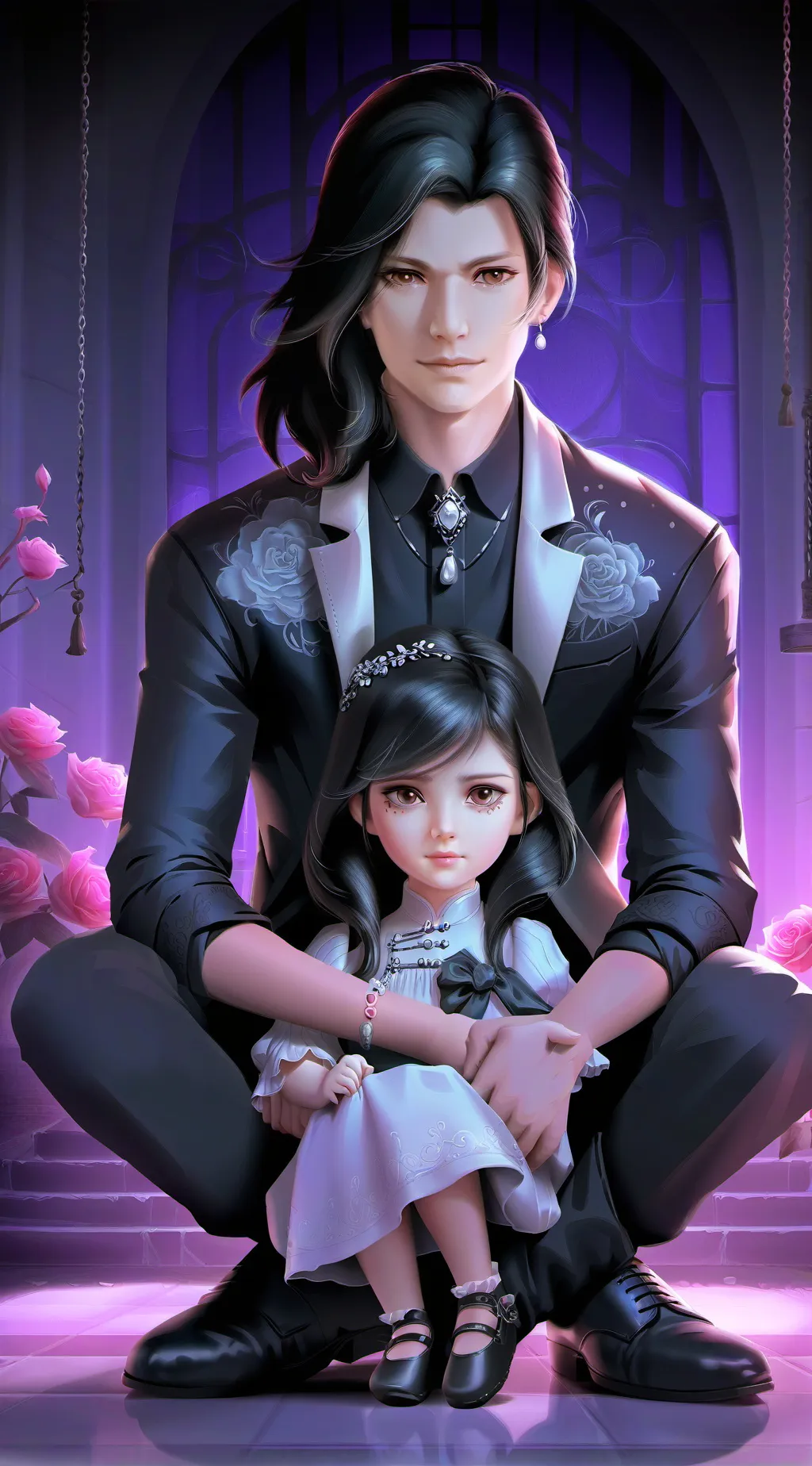 ai character: Adrian Rose background