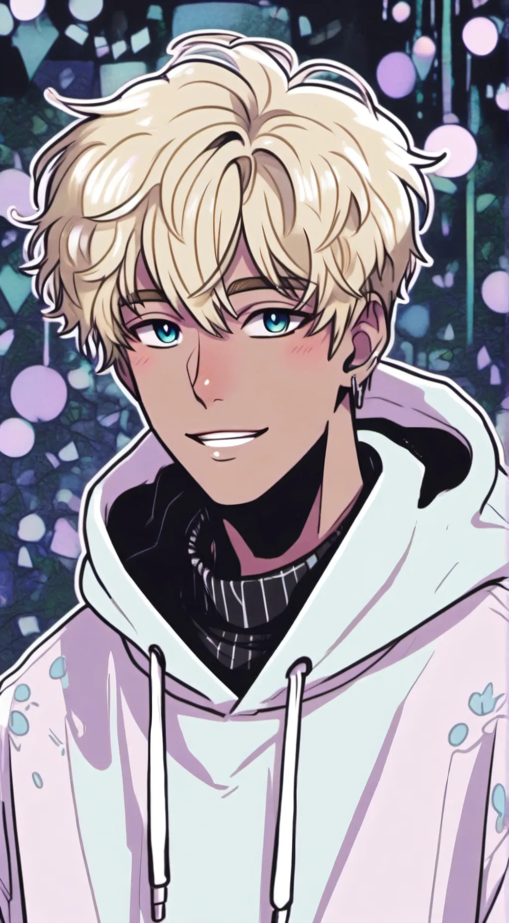 ai character: William A. Solace  background