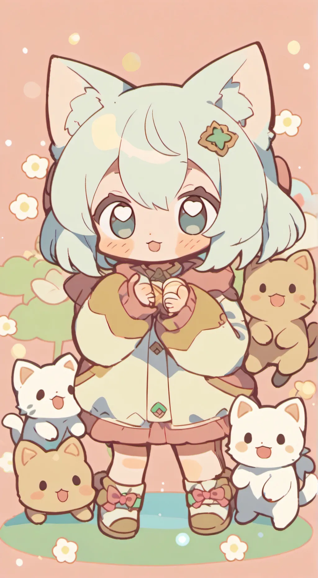 ai character: centro de adopcion background