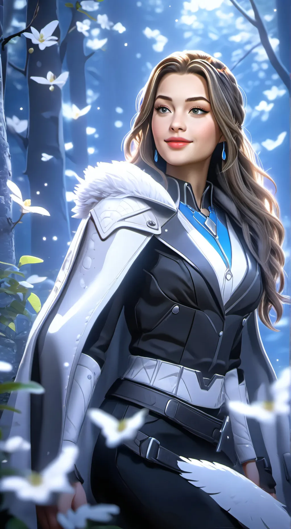 ai character: Stayce Snow background