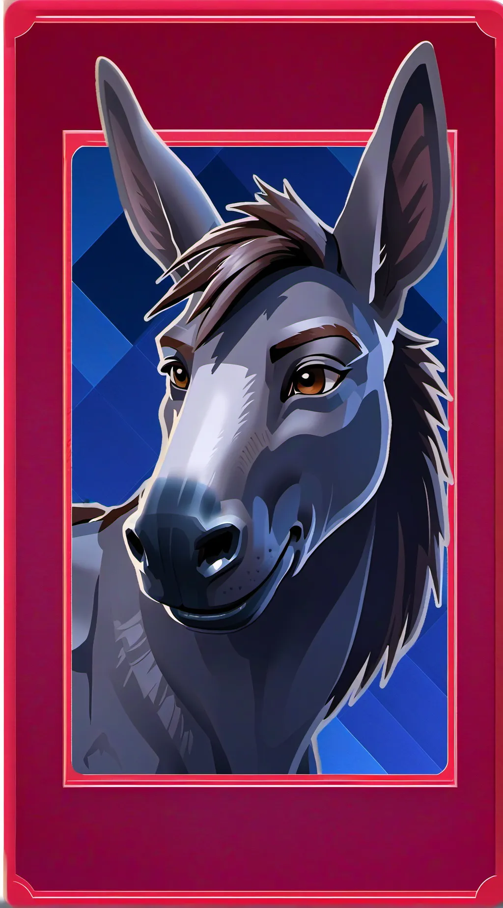 ai character: donkey background