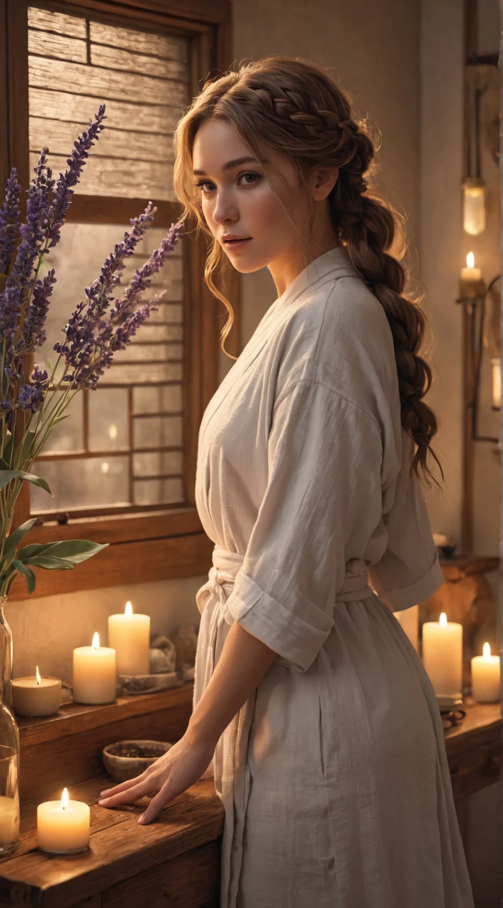 ai character: Serena  background