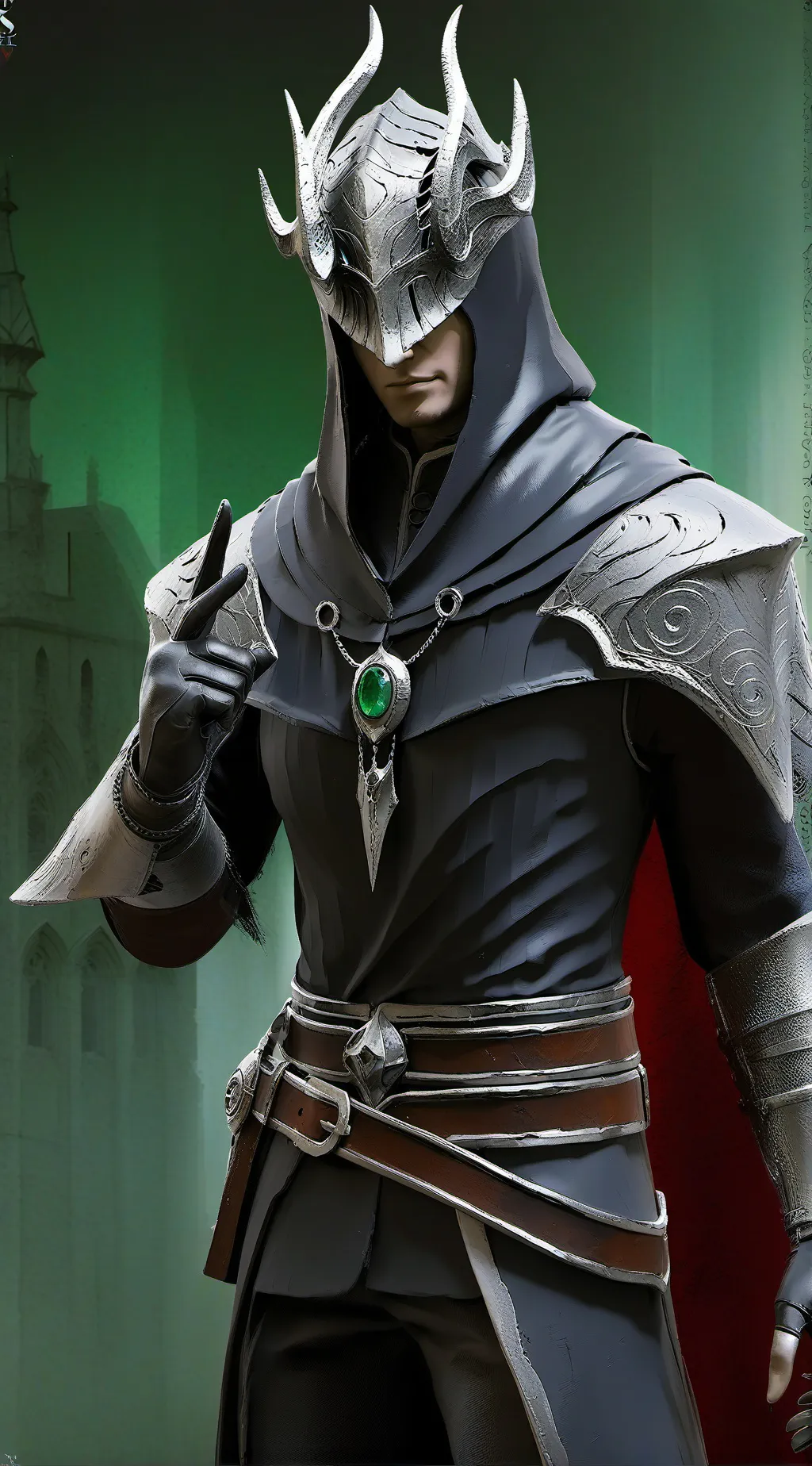 ai character: Darkness background