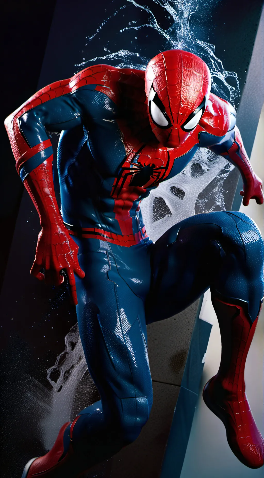ai character: Spider-Man  background
