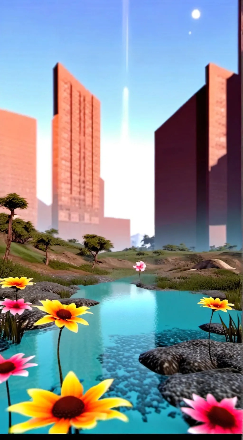 ai character: dandy x astro background