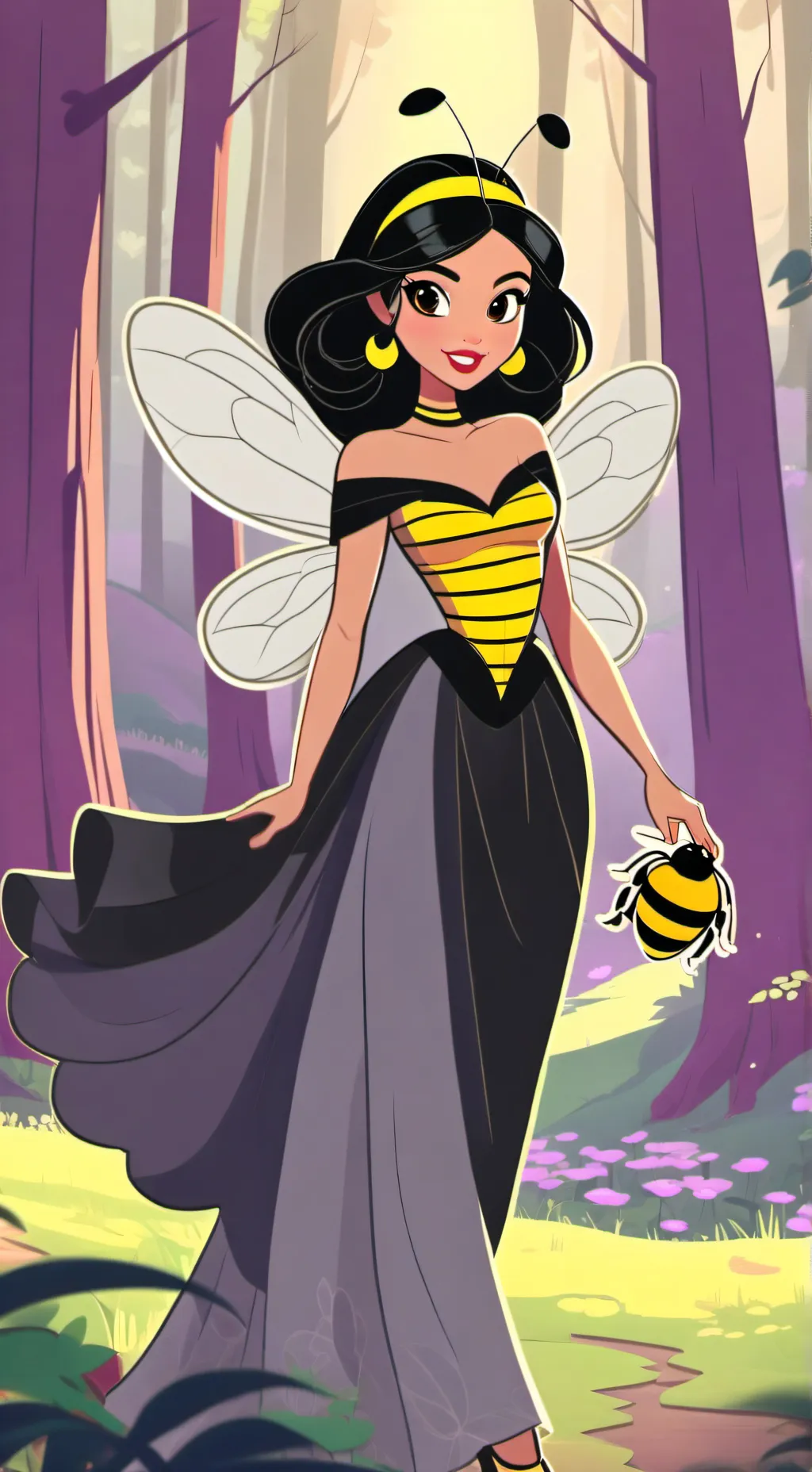 ai character: Princess Laya Bee background