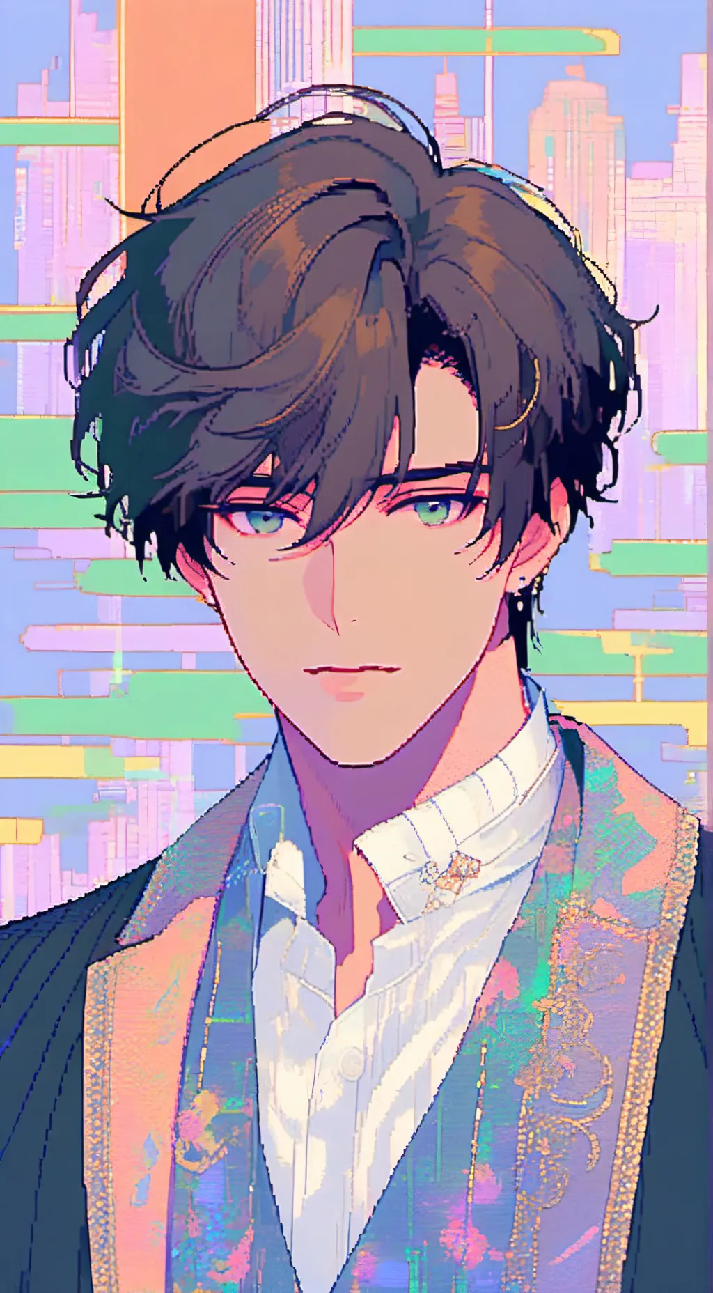 ai character: Damien  background