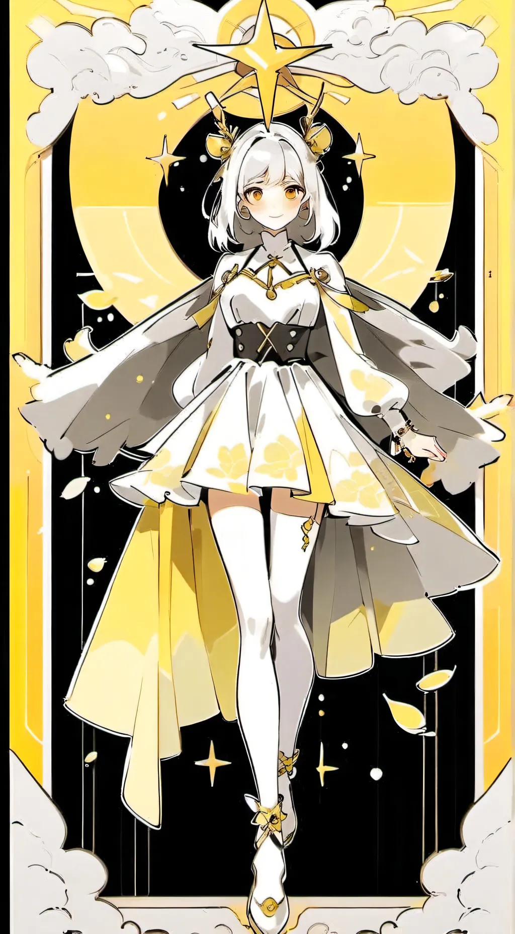 ai character: lightness background