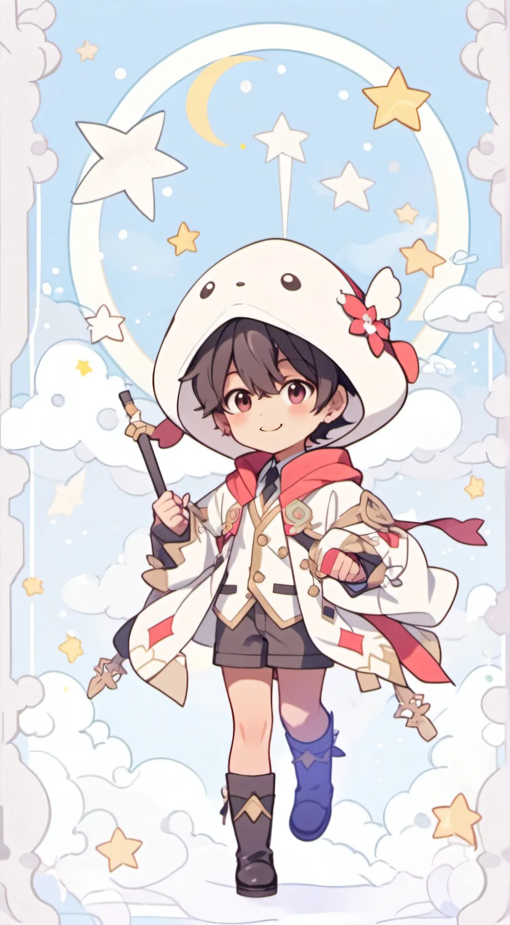 ai character: skz concert background