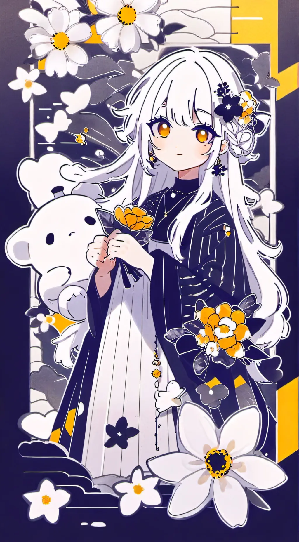 ai character: vampire Muichiro  background