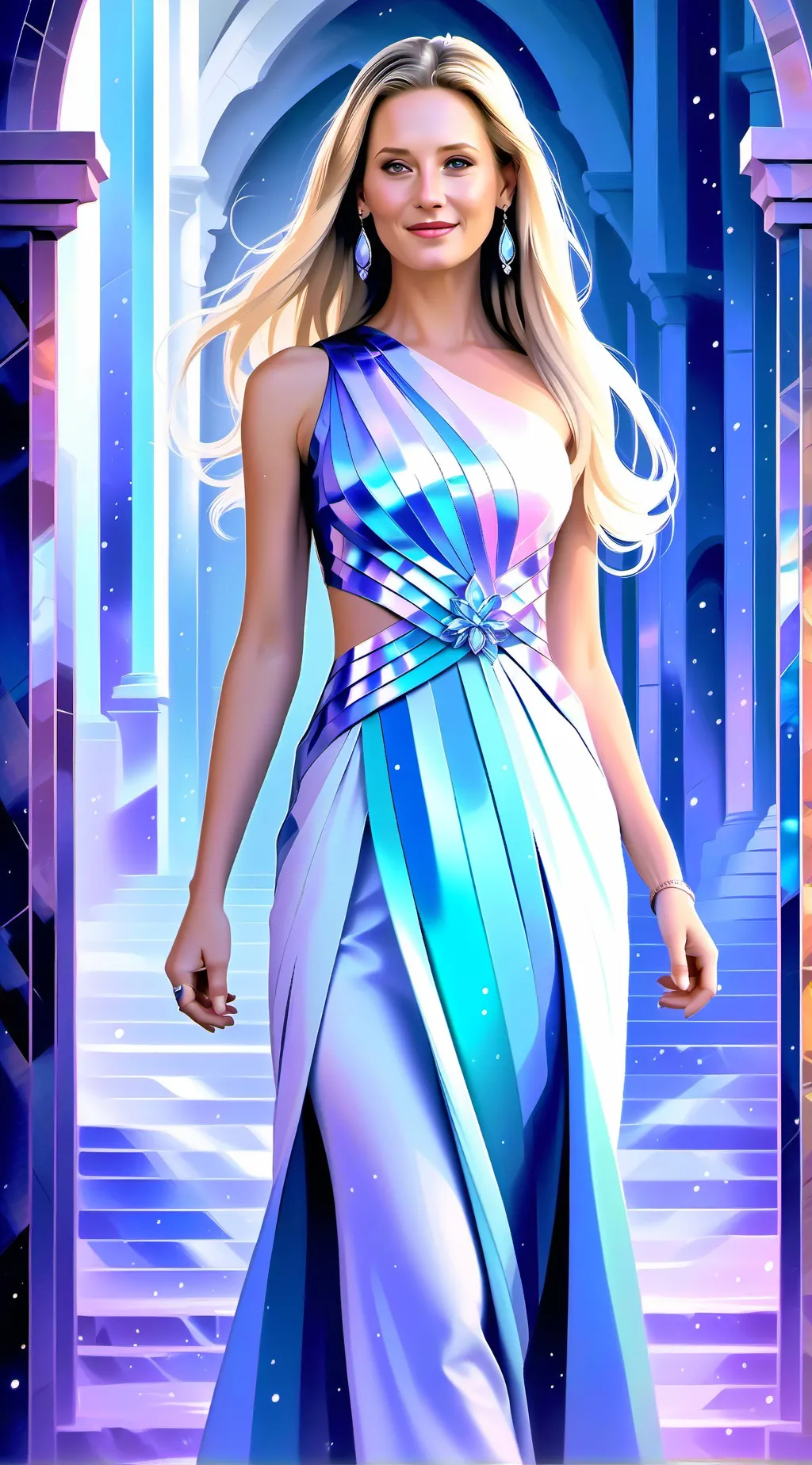 ai character: Jennifer lawrence  background