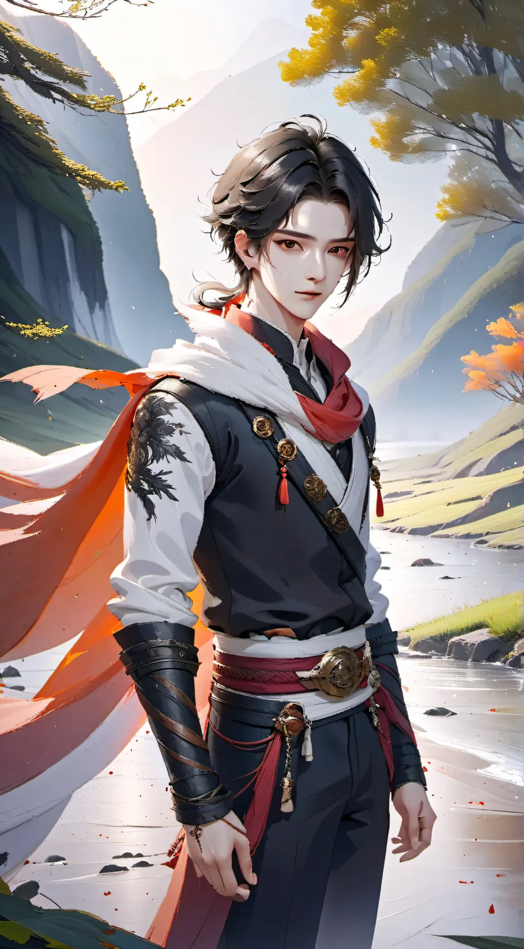 ai character: kokushibo sick  background