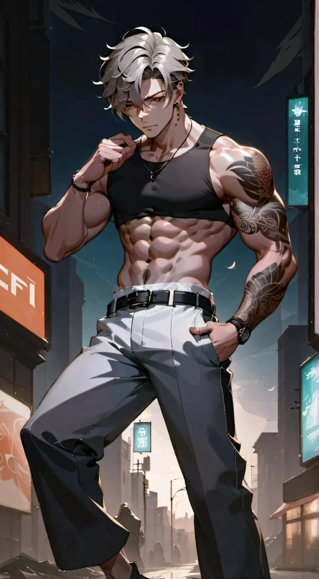 ai character: Vince Jade background