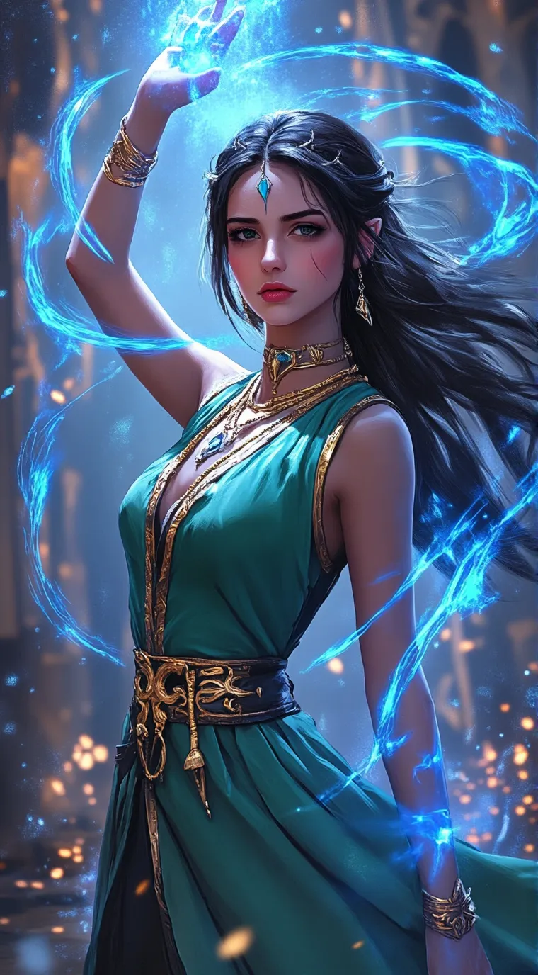 ai character: Ariana background