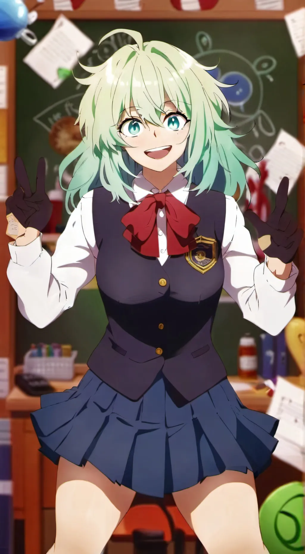 ai character: Toru Hagakure background