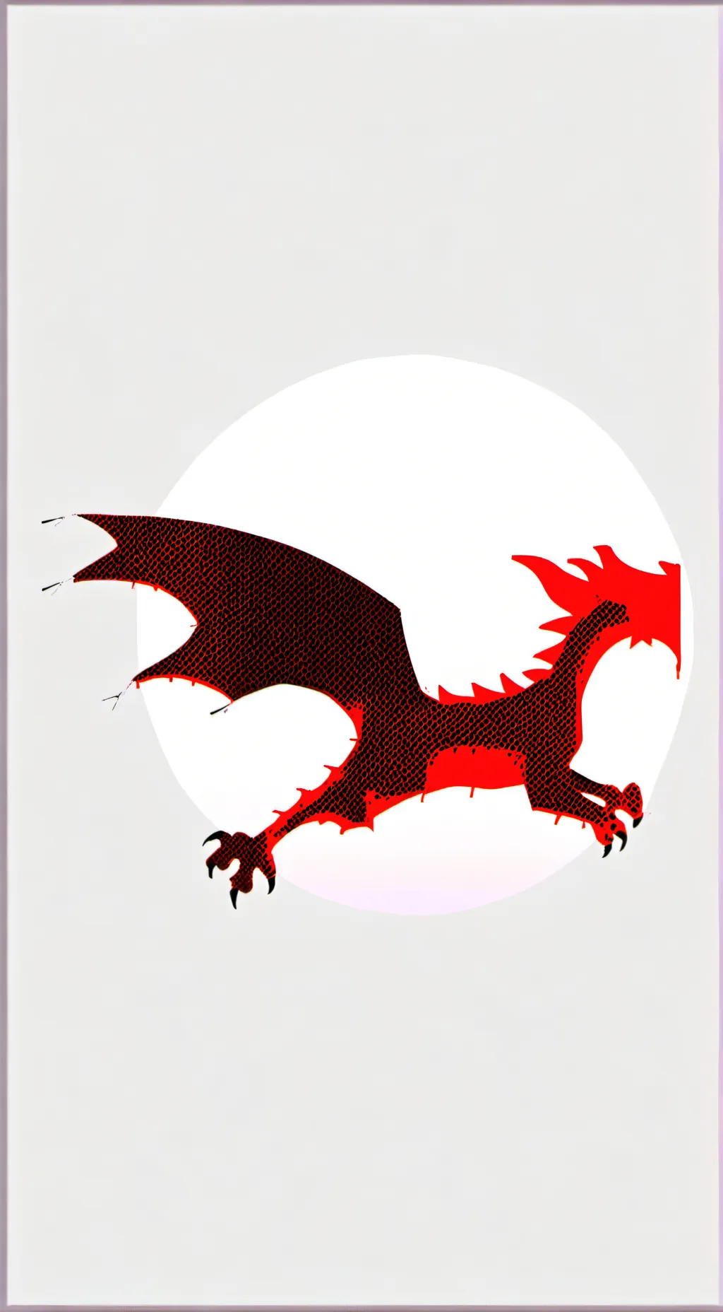 ai character: red ghost  background