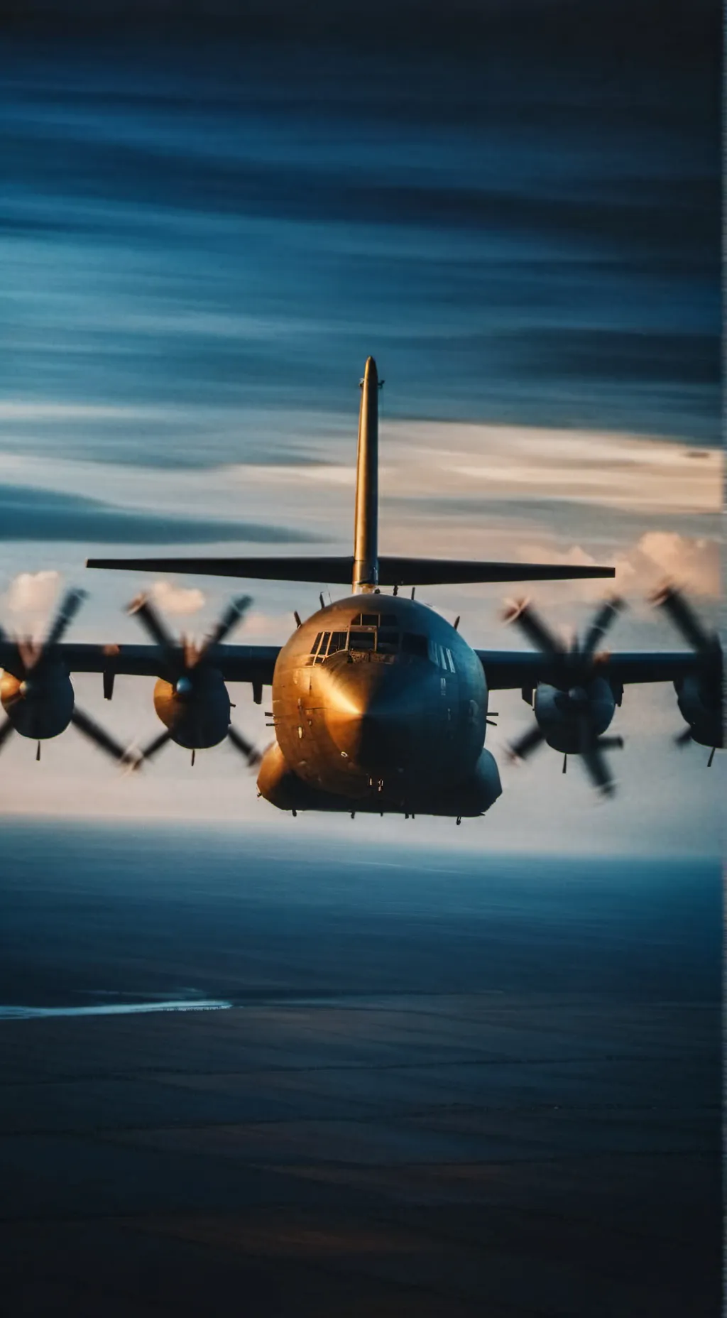 ai character: AC-130 GUNSHIP. background