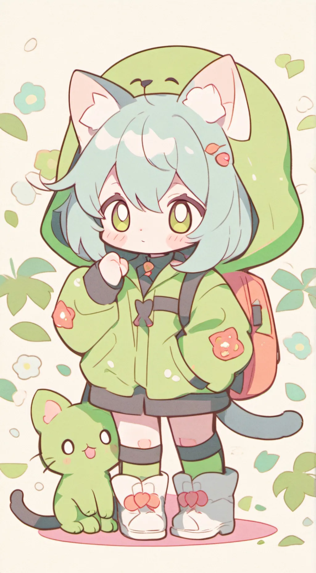 ai character: Kitty background