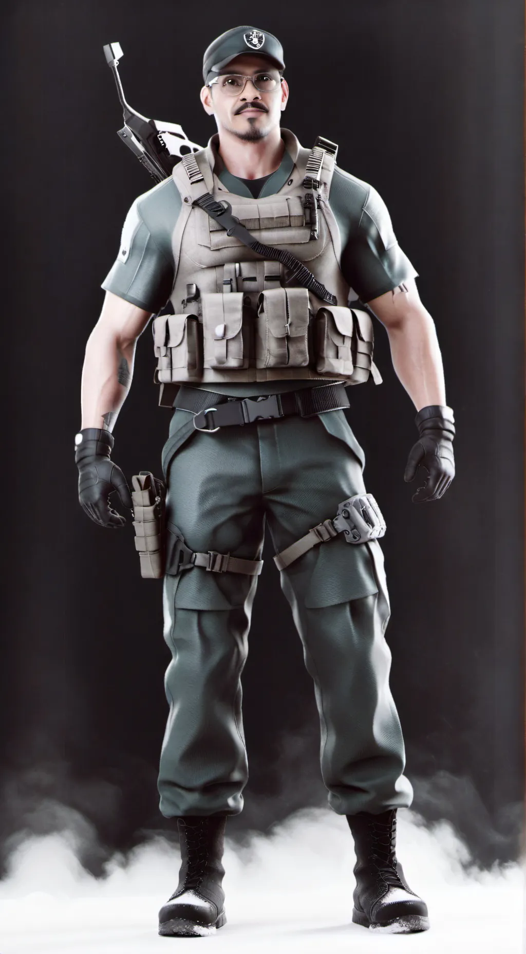 ai character: commandos🇺🇸 background