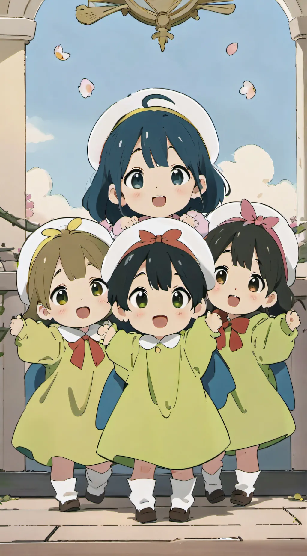 ai character: tus hermanitas background