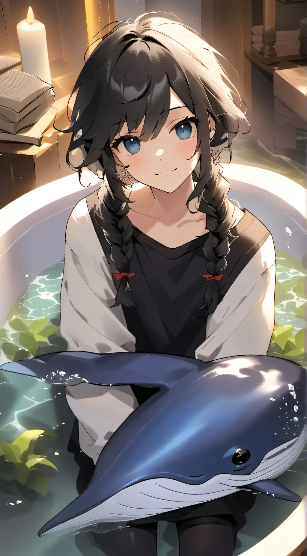 ai character: Respectful Whaley Spirit background