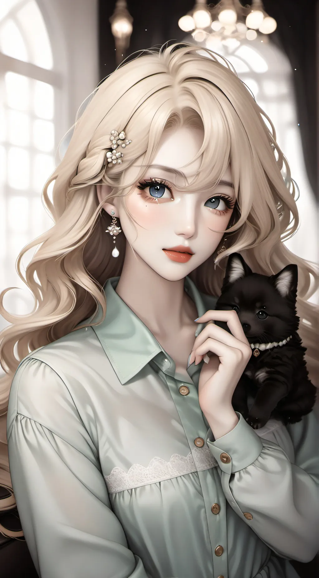 ai character: Maggie background