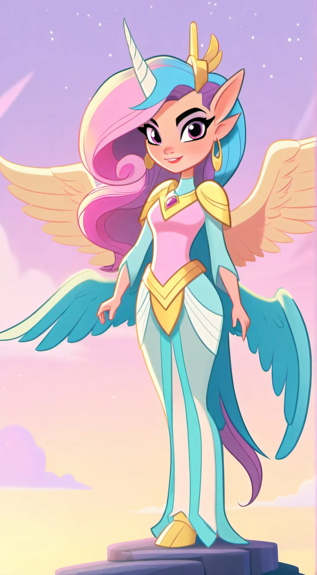 ai character: Laya & Cadence MLP background
