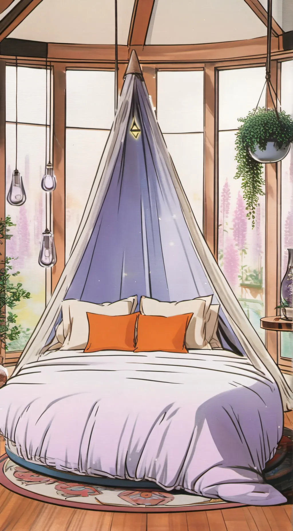 ai character: Demon Slayer Home  background