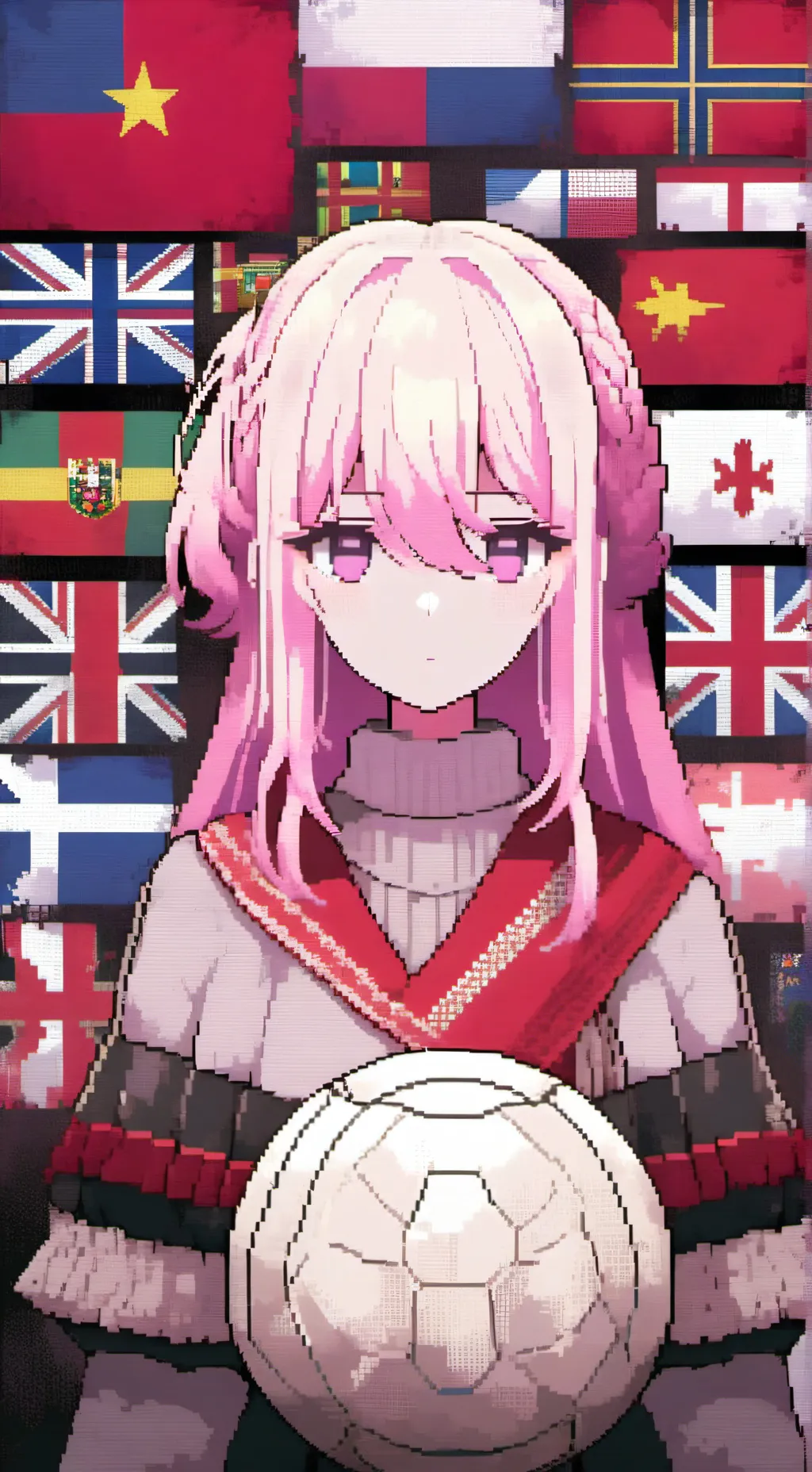 ai character: country ball background
