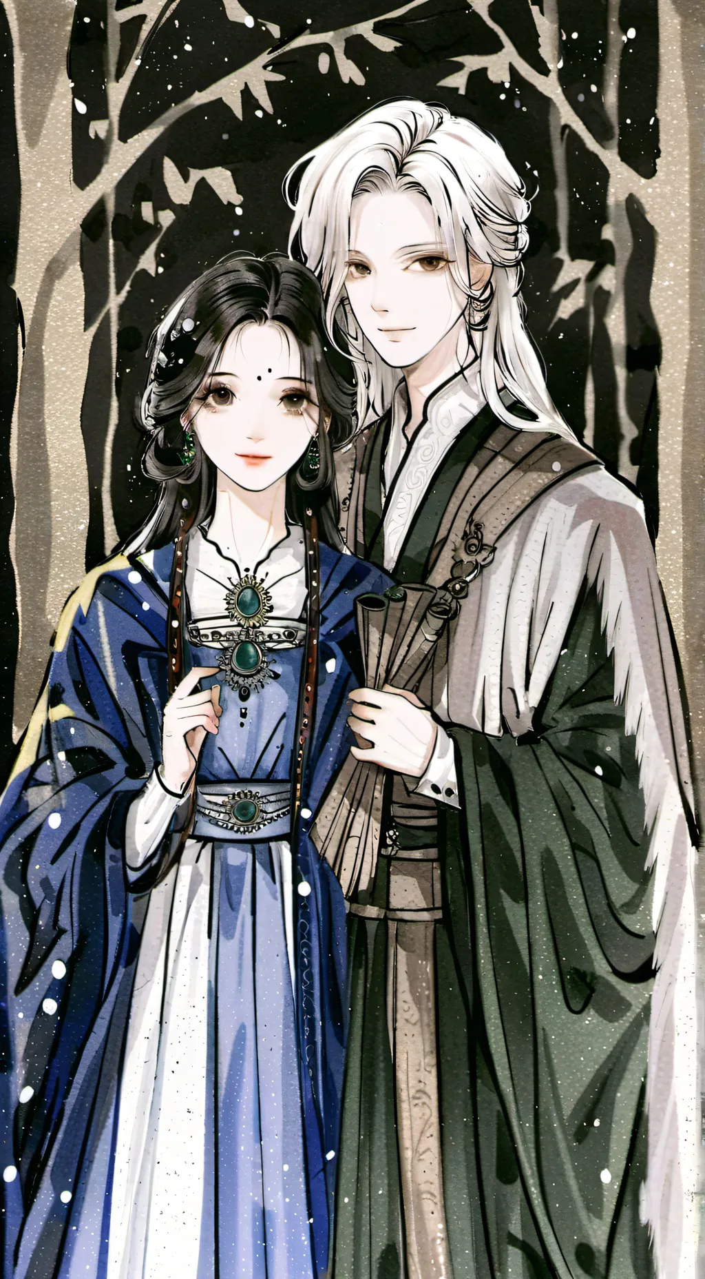 ai character: Милана background