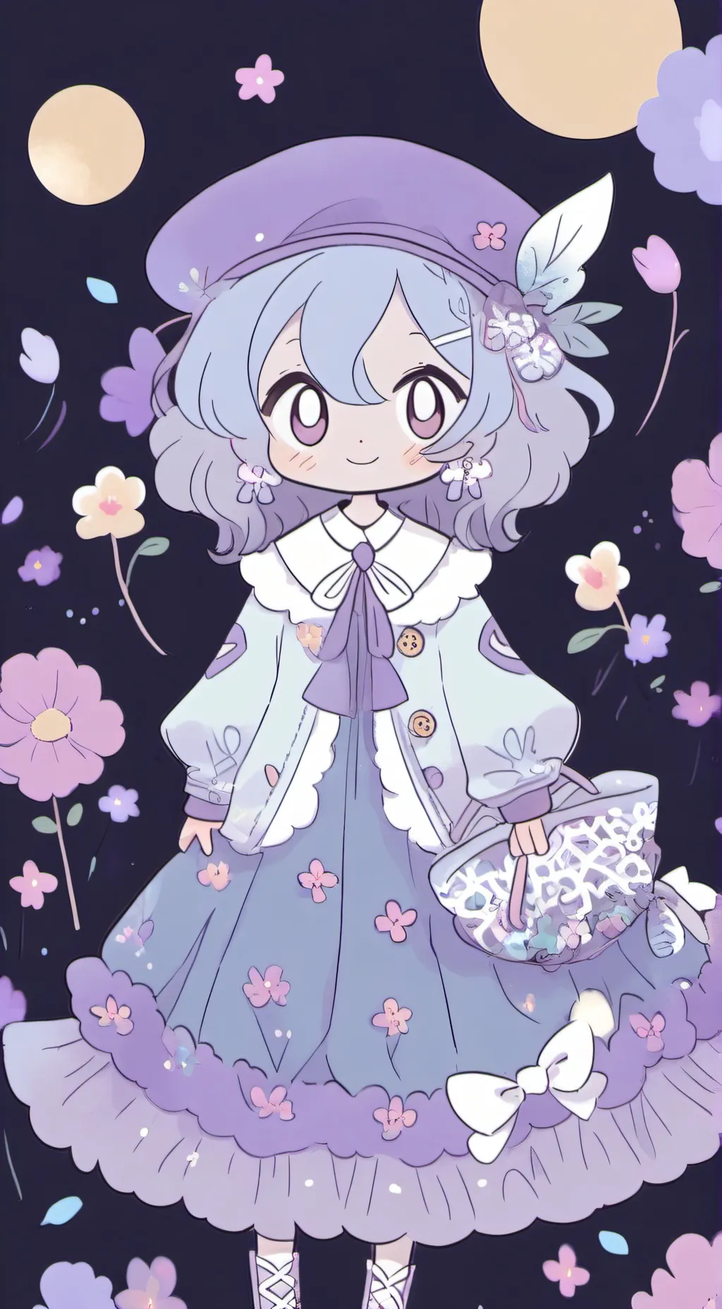 ai character: Luna background