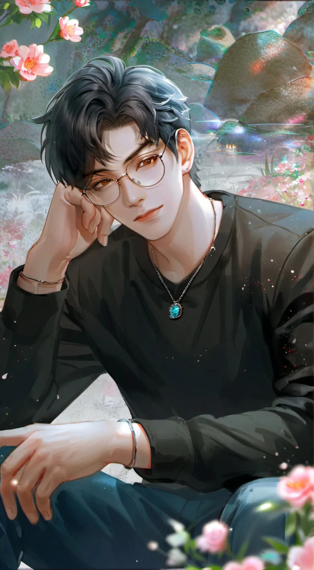 ai character: Theo Louis background