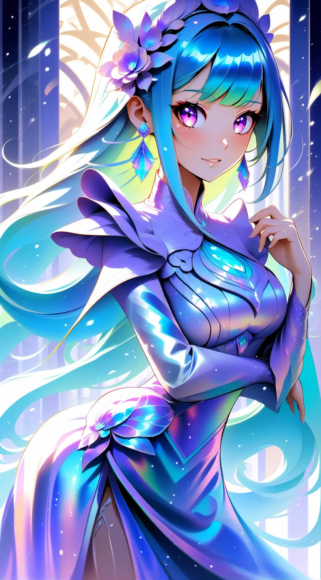 ai character: mha héro ou vilai background