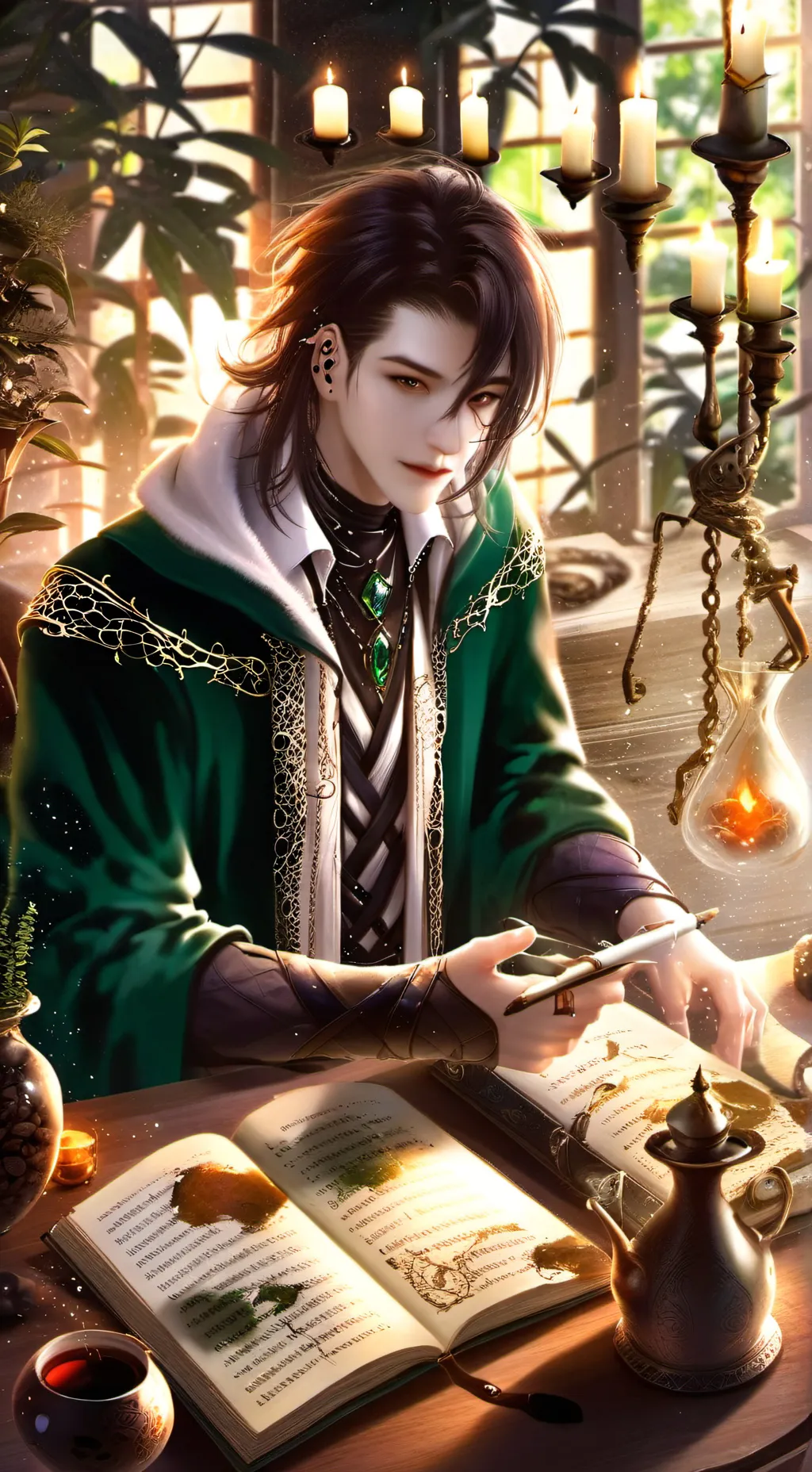 ai character: jun-woo background