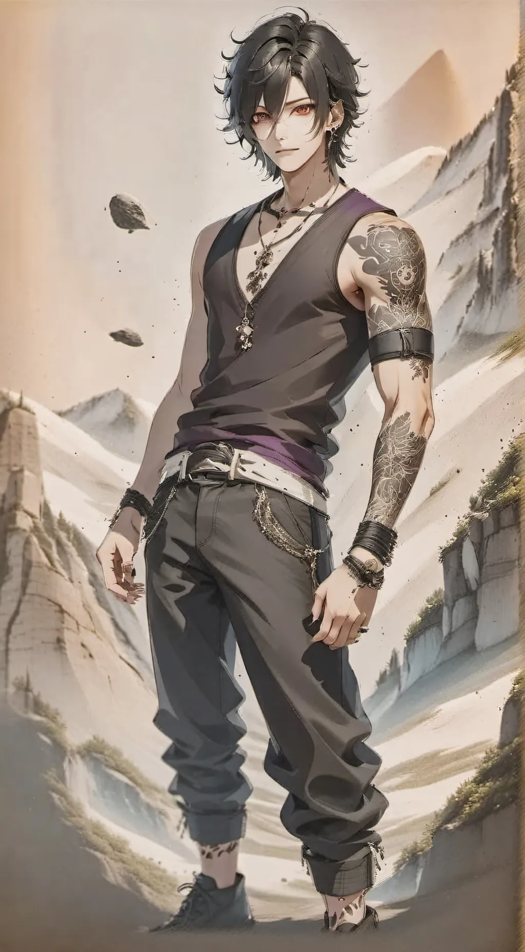 ai character: Michael  background