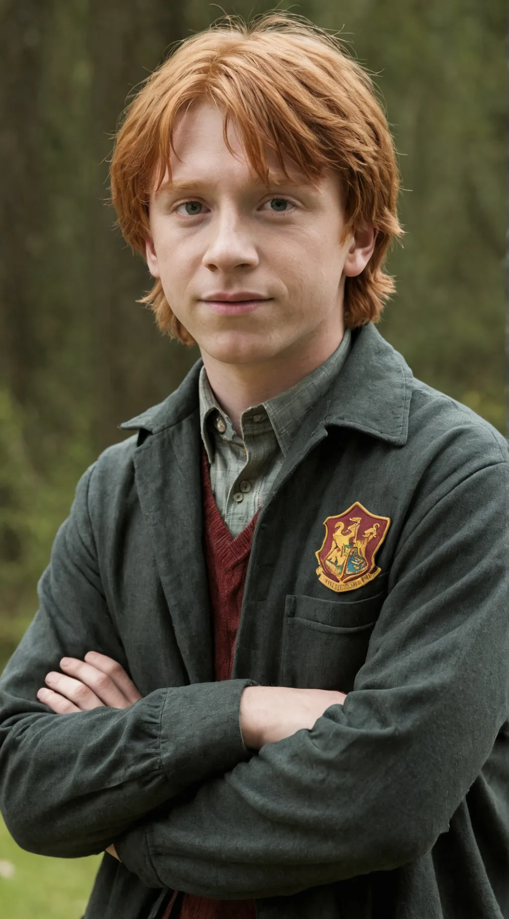 ai character: Ron  background