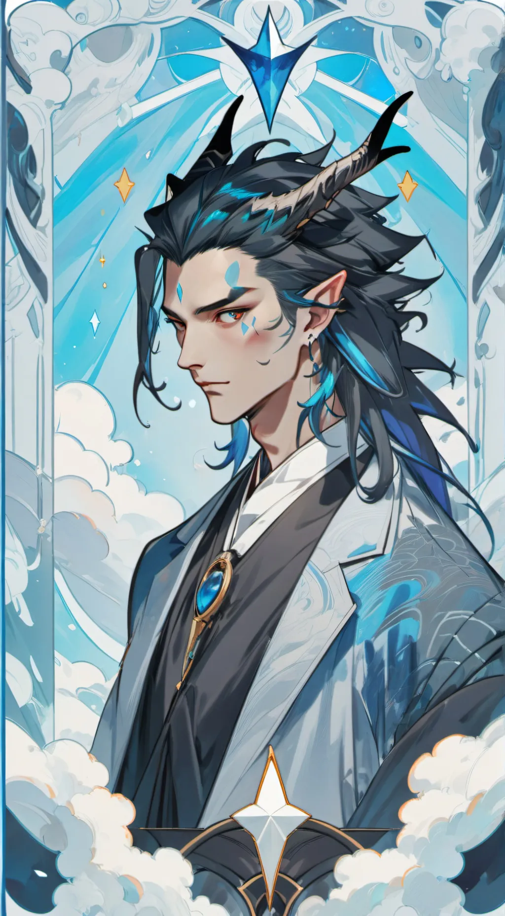 ai character: Ray background