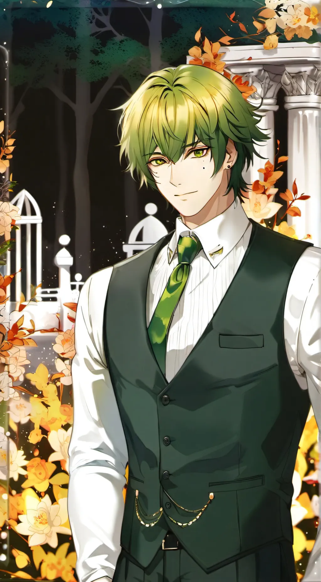 ai character: bakugo x Deku/u background