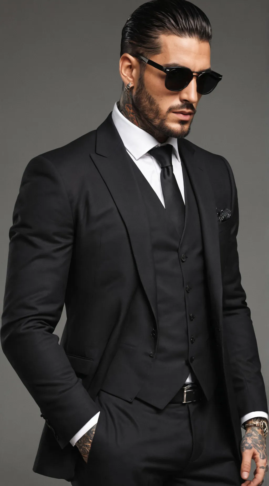ai character: Mafia boss  background