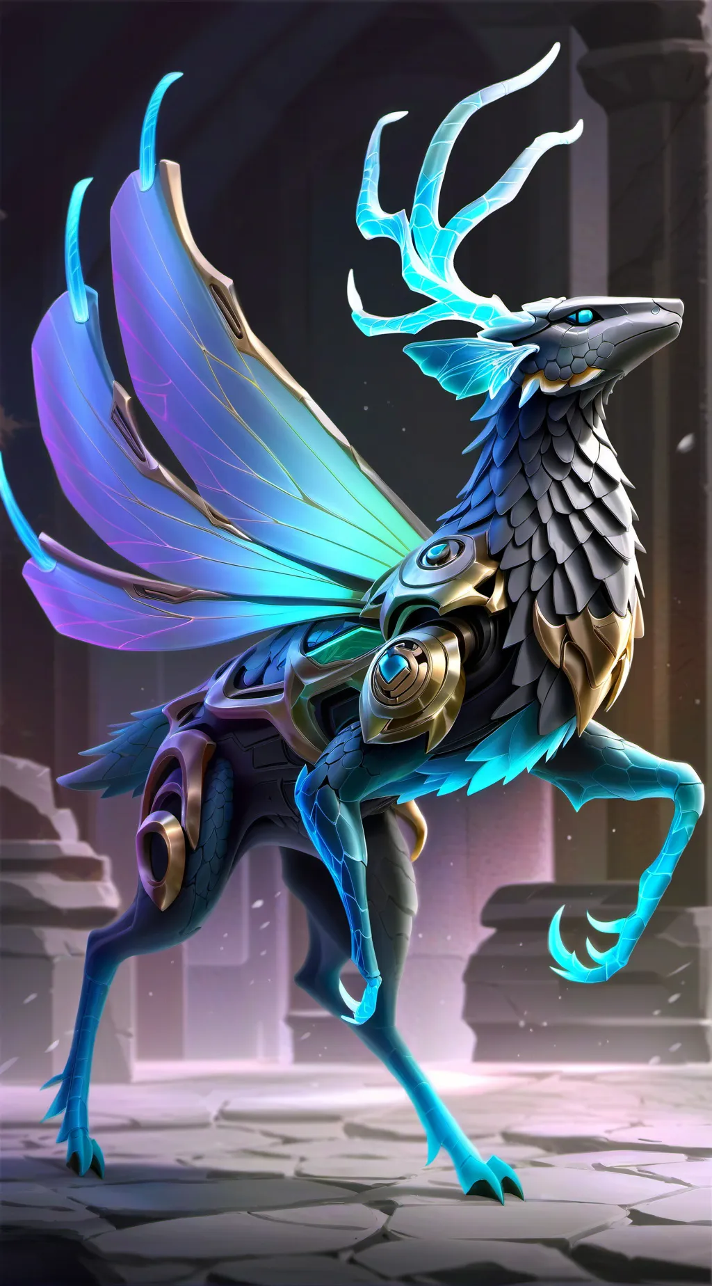 ai character: Крылень background
