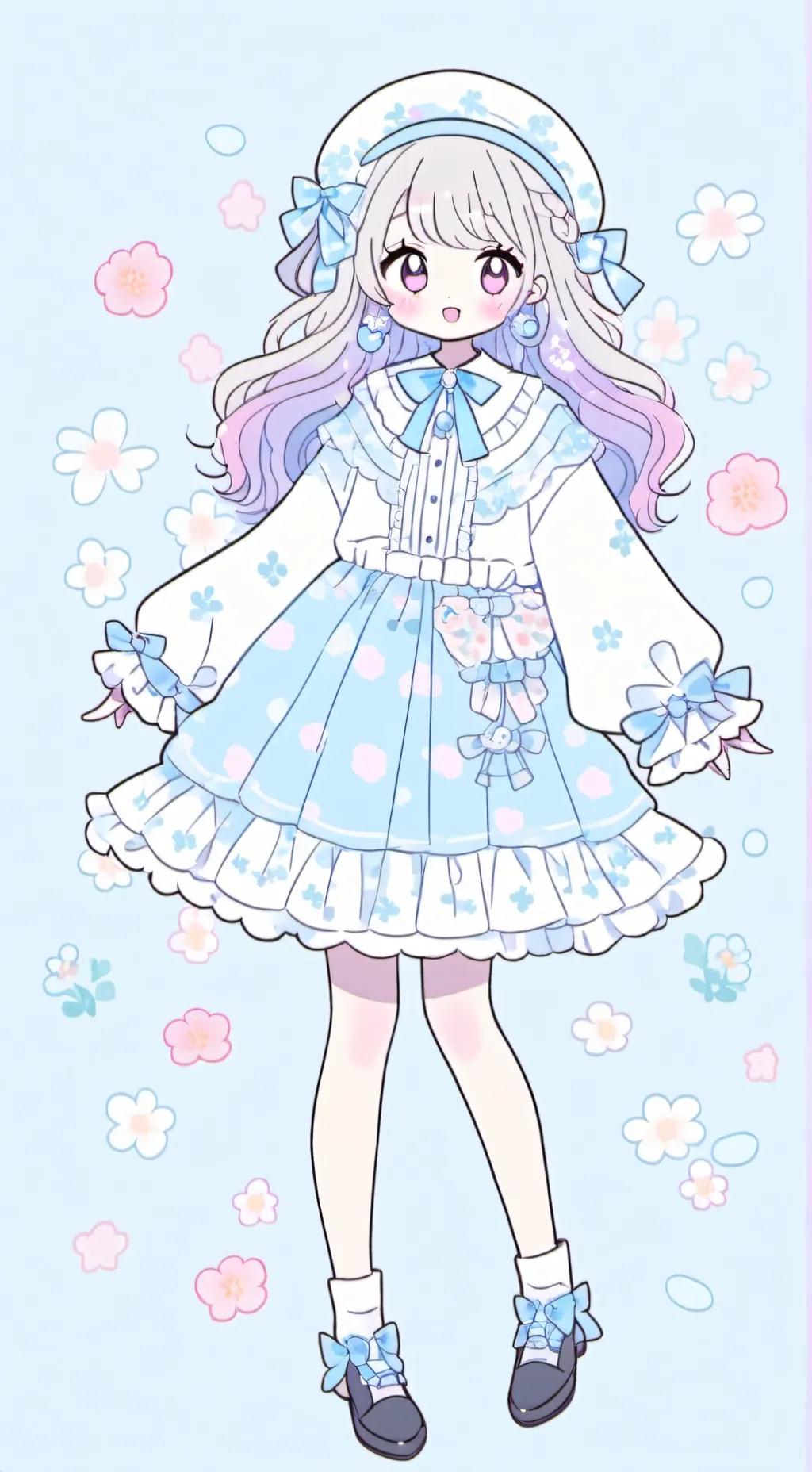 ai character: Me n Whisked background