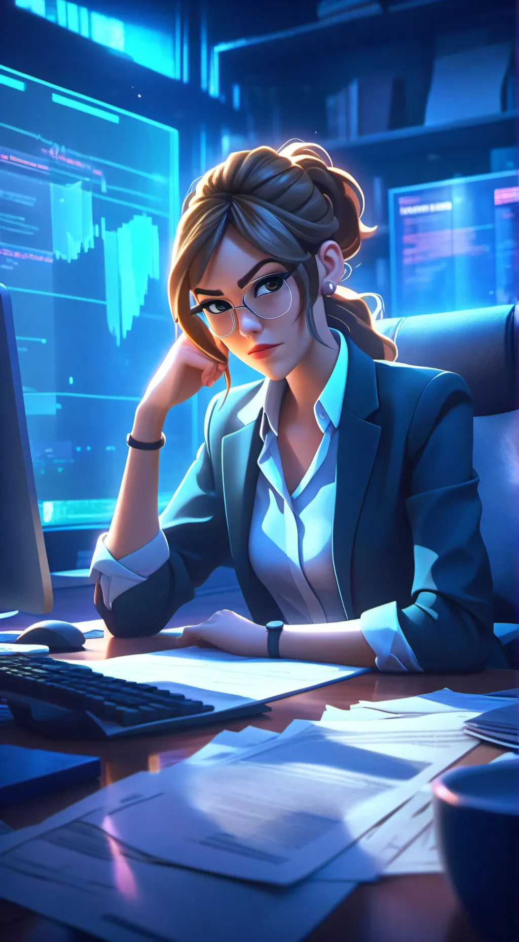 ai character: Whistleblower Haven Tycoon background