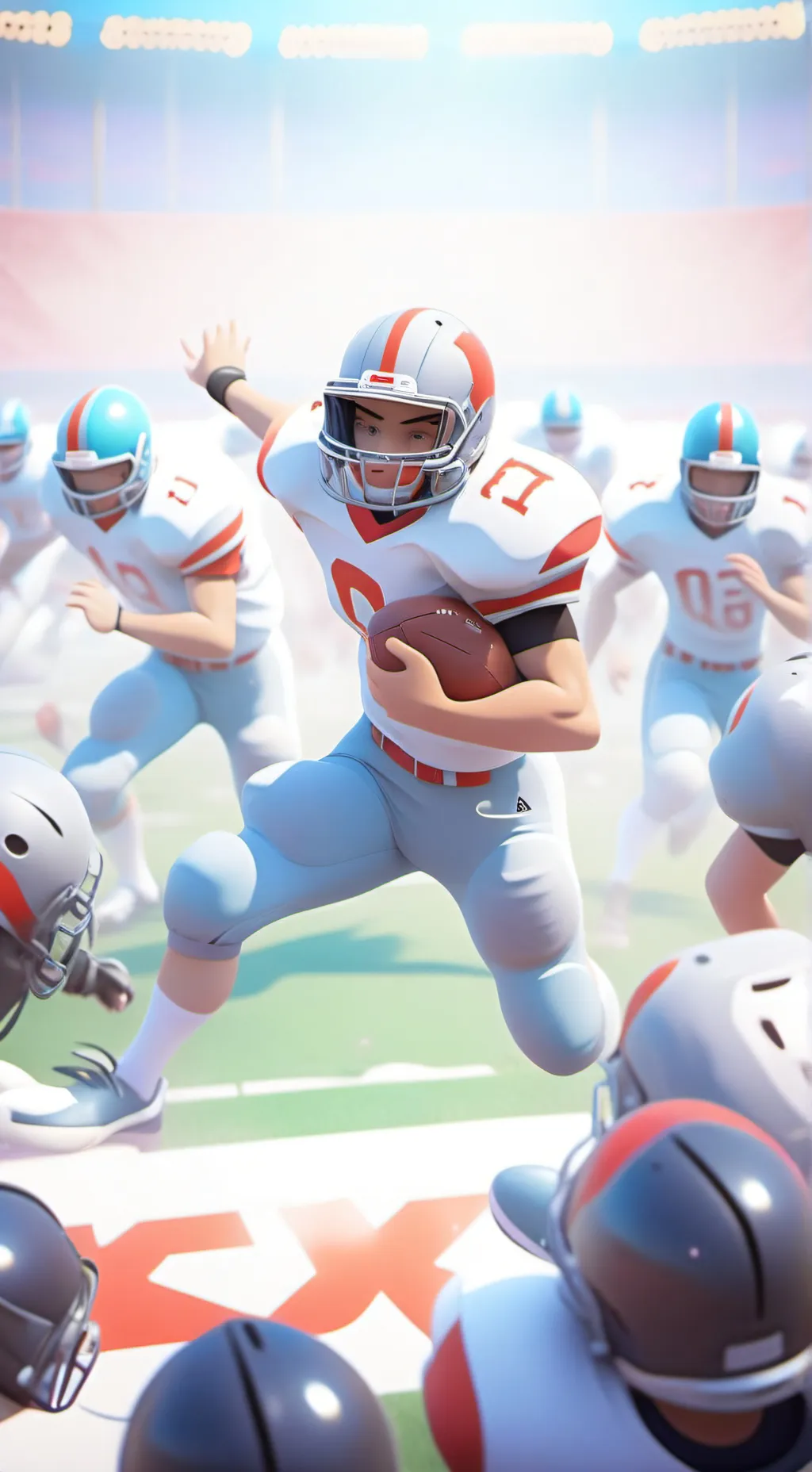 ai character: Football Match background