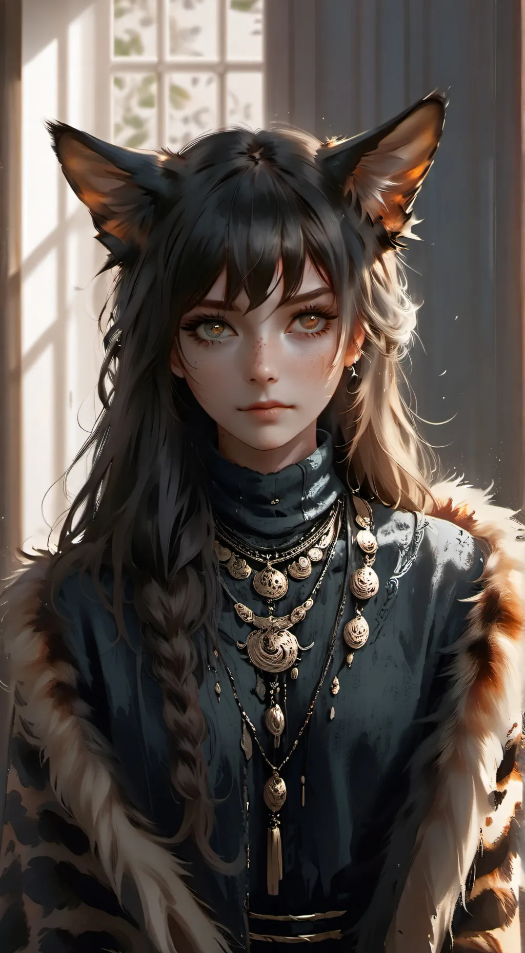 ai character: Tortie Spirit background