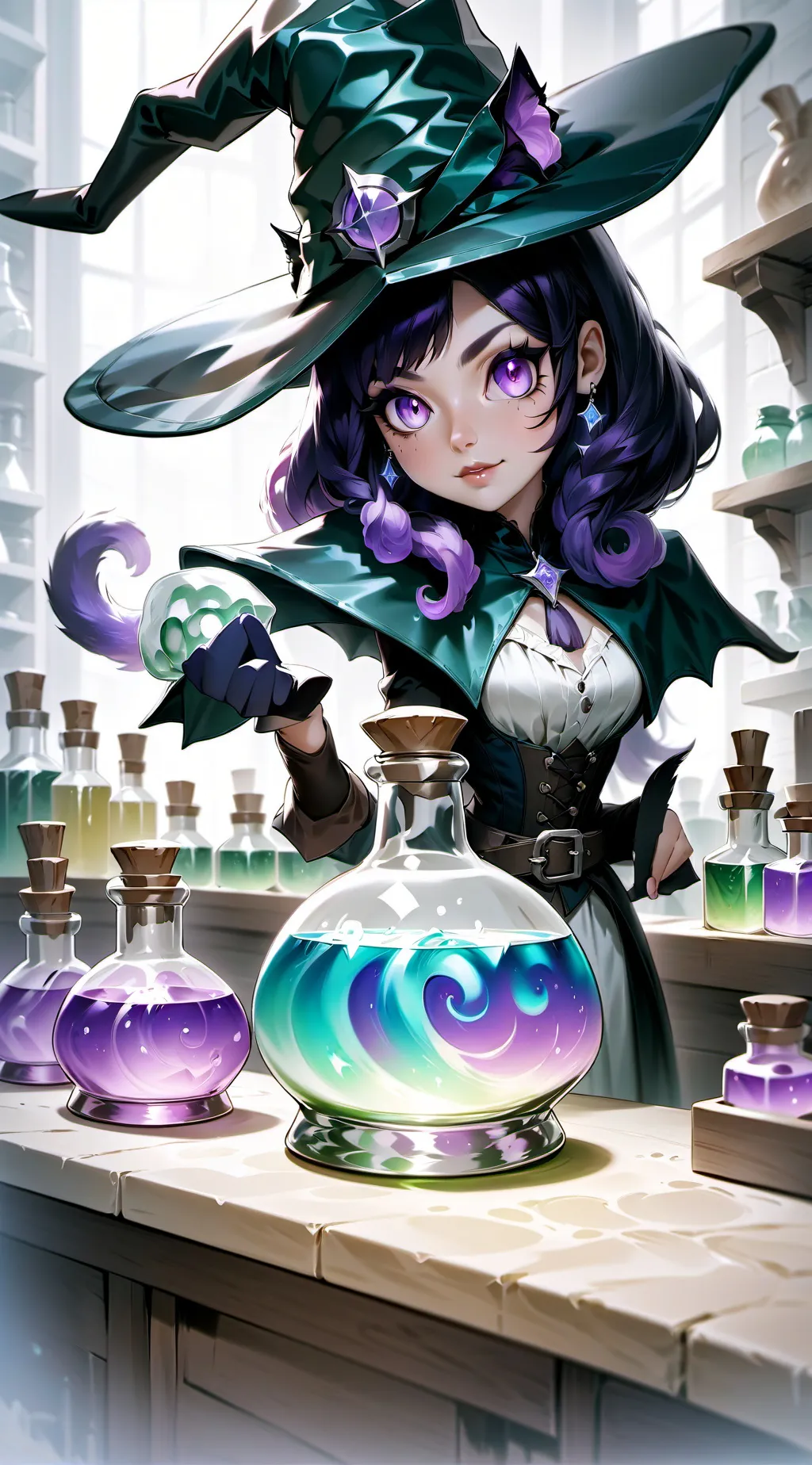 ai character: krystal background